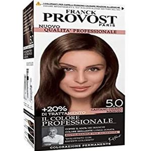 Franck Provost Haarverf voor thuis, professionele haarkleur, highlights en glans, inclusief precisiekwast, stralend lichtbruin
