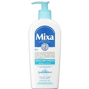 Mixa Hyaluro Fresh Bodylotion voor de normale tot droge huid, met hyaluronzuur, zonder parabenen en kleurstoffen, verpakking van 2 (2 x 250 ml)