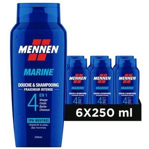 Mennen 4-in-1 douchegel en shampoo 4-in-1, zeer fris en geurend