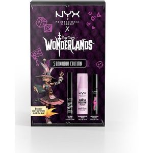 NYX Professional Makeup Oog make-up Eyeliner Cadeauset Marsh Mallow Smooth Primer 30 ml + Epic Wear Liquid Liner Black 15,5 g + Worth The Hype Mascara Black 7 ml