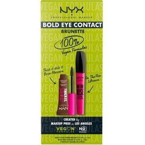 NYX Professional Makeup Oog make-up Wenkbrauwen Cadeauset On the Rise Volume Liftscara Mascara Black 10 ml + Thick It Stick It Brow Gel Mascara Auburn 7 ml