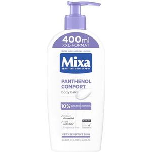 Mixa Panthenol Comfort Body Balsem, jeukverzachtende en rustgevende balsem, met panthenol en plantaardige glycerine, voor de gevoelige huid, 400 ml