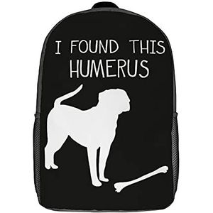 Kinderrugzak hond huisdier humor sporttas basic rugzak ruime schooltas voor reizen, school, camping, 43 x 32 x 14 cm, Rugzak 843, 17Inch / 43x32x14cm