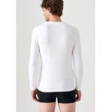 Damart - Dubbelzijdig gebreid T-shirt met lange mouwen Thermolactyl - Heren - Wit - (126-133)