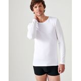 Damart - Dubbelzijdig gebreid T-shirt met lange mouwen Thermolactyl - Heren - Wit - (126-133)