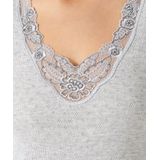 Damart - Thermolacty - T-shirt - Grijs - Mesh - Damesondergoed