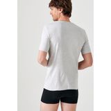 Damart - Klassiek gebreid T-shirt met korte mouwen Thermolactyl - Heren - Grijs