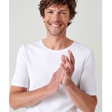 Damart - Klassiek gebreid T-shirt met korte mouwen Thermolactyl - Heren - Wit