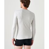 Damart - T-shirt met ronde hals van klassiek gebreide Thermolactyl-stof - Heren - Grijs