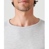 Damart - T-shirt met ronde hals van klassiek gebreide Thermolactyl-stof - Heren - Grijs