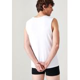 Damart - Thermolactyl - Gebreide Klassieke Tanktop - Heren - Wit