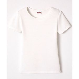 Damart - Klassiek Gebreide T-shirt - Wit - Thermolactyl - Kinderen