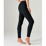 Damart - Lange Fijn Ribgebreide Legging - Dames - Zwart - Thermolactyl