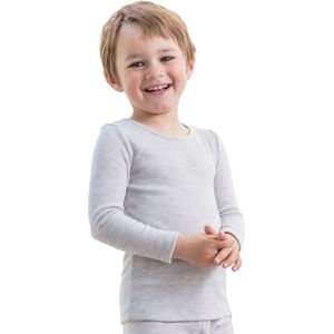 DAMART - T-shirt - Grijs - Polyester - Lange Mouwen - Thermolactyl