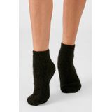 Damart - Halve Sokken - Zwart - Geborsteld Bouclette Thermolactyl