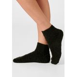 Damart - Halve Sokken - Zwart - Geborsteld Bouclette Thermolactyl