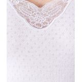 Damart - T-shirt Thermolactyl - Dames - Wit - Gerecycled Polyester