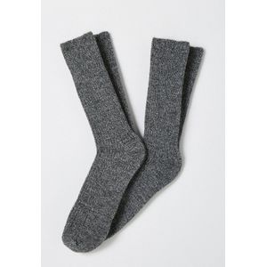 Set van 2 Paar Sokken - Gemengde Kleuren - Gebreide Mouliné Stof