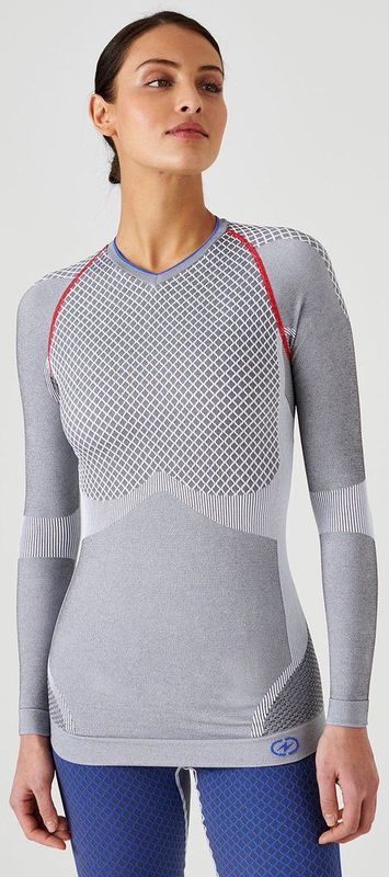 Damart - Activ Body - Thermoshirt - Lichtgrijs - Ademend - Lange Mouwen