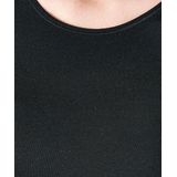 Damart - Fijn Geribde Tanktop - Vrouwen - Zwart - Thermolactyl - Warmte