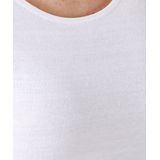 Damart - T-shirt Fine Côte - Thermoshirt - Wit - 50% Acryl, 50% Polyester