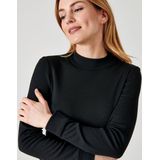 Damart - T-shirt - Zwart - Polyester - Thermolactyl Warmtegraad 4