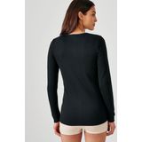 T-shirt - Lange Mouwen - Richelieu Fleece - Zacht - Warm - Dames