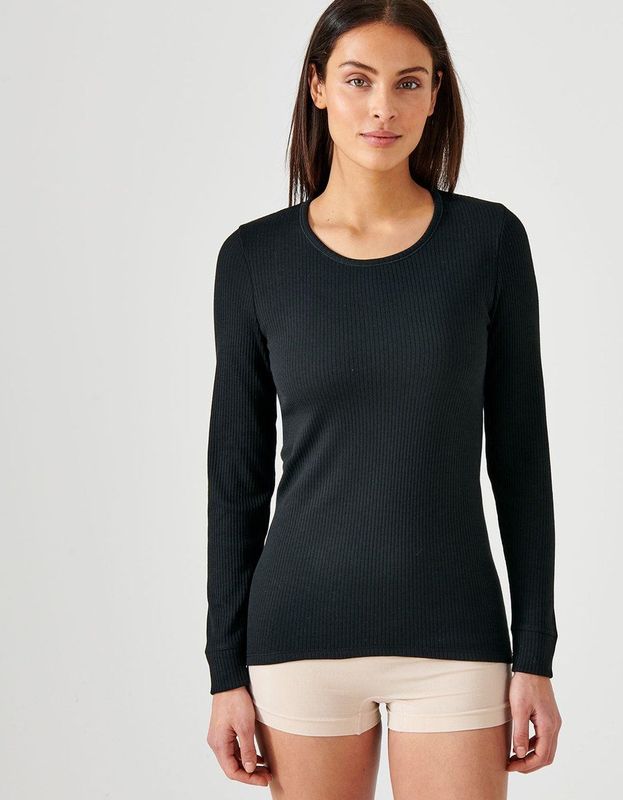 T-shirt - Lange Mouwen - Richelieu Fleece - Zacht - Warm - Dames