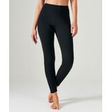 Damart - Thermolactyl Legging - Dames - Zwart - Fleece Ribboorden - Gerecycled Materiaal