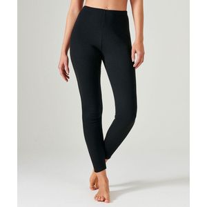 Damart - Thermolactyl Legging - Dames - Zwart - Fleece Ribboorden - Gerecycled Materiaal