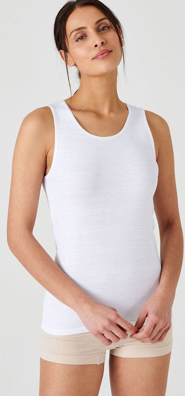 Thermolactyl - Tanktop - Zwart - Polyester/Acryl - Mouwloos