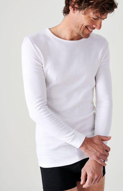 Damart - T-shirt Thermolactyl - Heren - Wit