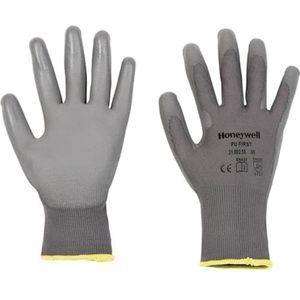 Honeywell 2100250-07 PU 1e grijze handschoenen voor algemeen gebruik, fijne behandeling in droge omgeving, EN 388 4131- maat 7 (pak van 10 paar)