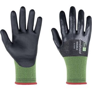 Honeywell Snijbestendige handschoen | maat 8/M zwart/groen | PSA-categorie II | EN 388 / EN 420 | 10 paar - 24-7D28B-8/M 24-7D28B-8/M