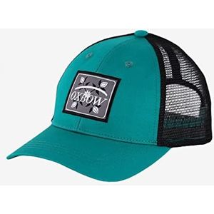 OXBOW P0KEPY Trucker Cap Corporate Logo Tropical Green