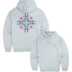 Oxbow - Eternal Fleece Hood Graph Gris Chine - Sweatshirt - Grijs