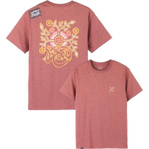 Oxbow - Forest Jaspe SS Tee Dusk - T-shirt - Marine Blauw