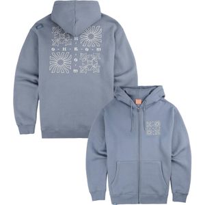 Oxbow - Sunrays Eternal Fleece Fullzip Hood - Sweatshirt - Faded Blue
