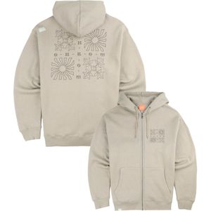 Oxbow - Sunrays Eternal Fleece Fullzip Hood Rock - Sweatshirt - Beige