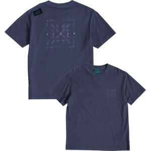 Oxbow - Eclipse Liam Warr LS Tee Dusk - T-shirt - Marine blauw - Katoen