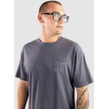 Oxbow - Eclipse Liam Warr LS Tee Dusk - T-shirt - Marine blauw - Katoen