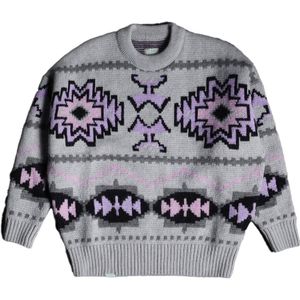 Oxbow - Pohono Double Jacquard Sweater - Grijs - Heren