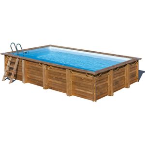 Gre Opzetzwembad Loire Set Rechthoek Met Filterpomp 620x420x133cm