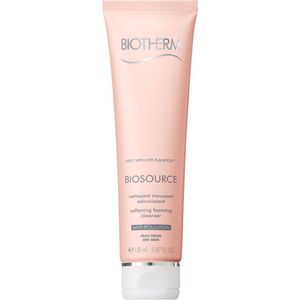 Biotherm - Biosource Softening Foaming Cleanser - Gezichtsverzorging - 150 ml