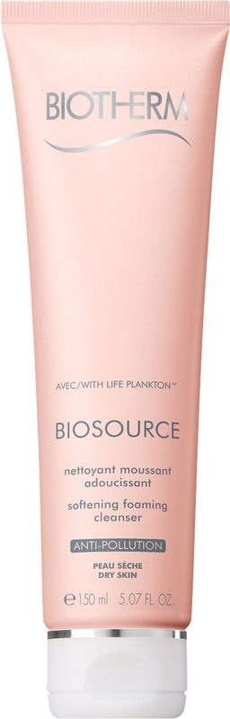 Biotherm - Biosource Softening Foaming Cleanser - Gezichtsverzorging - 150 ml