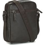 Schoudertas - Crossbodytas LANCASTER Paris - Bruin - Leer