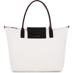 Lancaster Paris Shopper KBA - Wit + Zwart