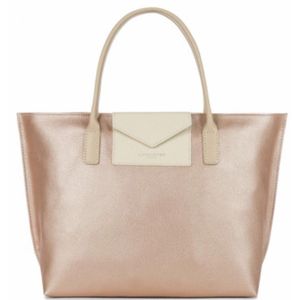 Shopper Lancaster Paris Maya - Lichtroze - Leer +PU