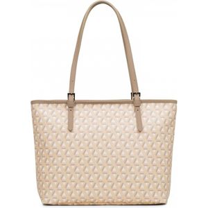 SLancaster Paris Ikon Dames Handtas - Beige