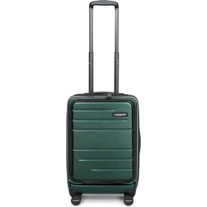 Lancaster Paris Cabin Trolley - Koffer 55cm Groen - met laptopvak